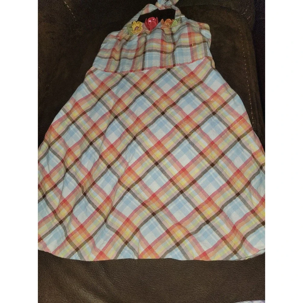 Gymboree island getaway halter floral dress size 7